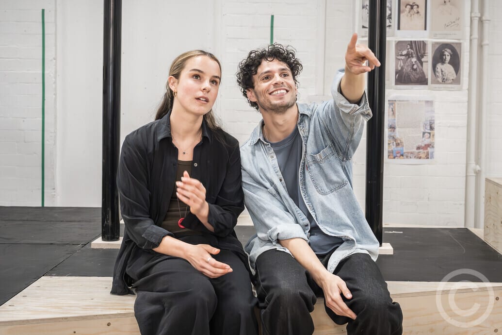 rsc peter pan rehearsals with dan and hannah