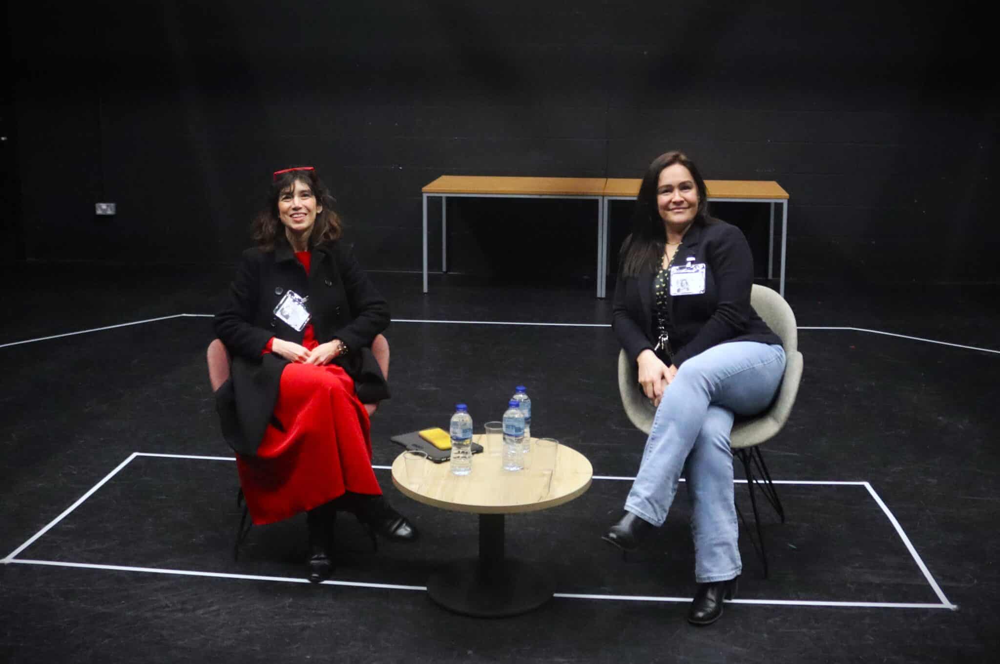 Pictured is Manuella (left) and her Chief of Staff Jennifer Gray (right)