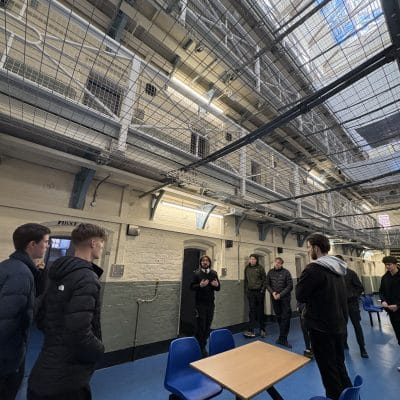 UPS students visit prison for custodial care insight