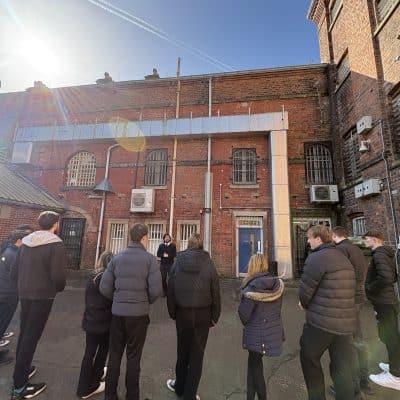 UPS students visit prison for custodial care insight