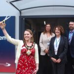 mayor at ribbon cutting ceremony
